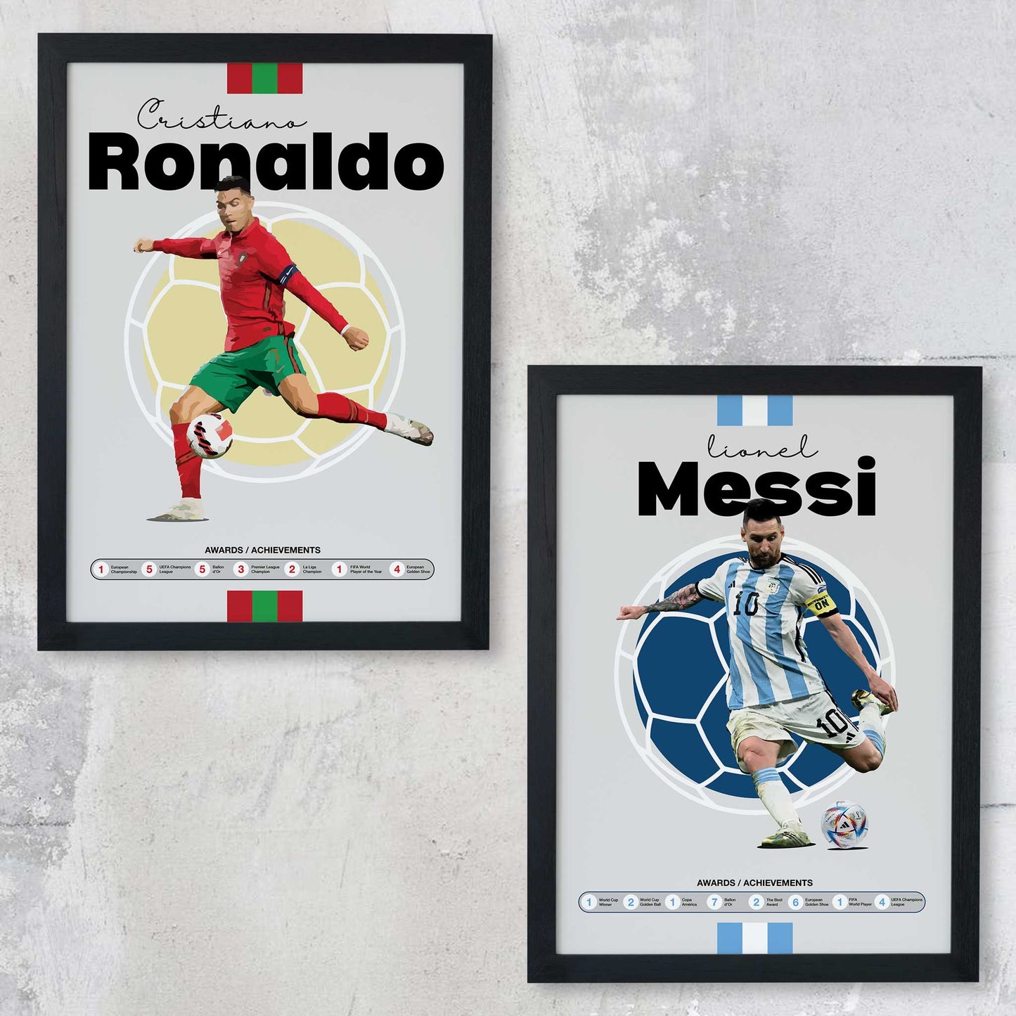 Legendary Player 4X Bundle: Messi, Ronaldo, Neymar, Mbappé