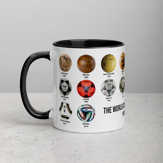 World Cup Football Evolution Ceramic Mug - 11oz
